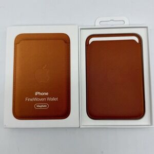 GENUINE Apple Phone FineWoven Wallet with MagSafe Fox Orange MGH64ZM/A